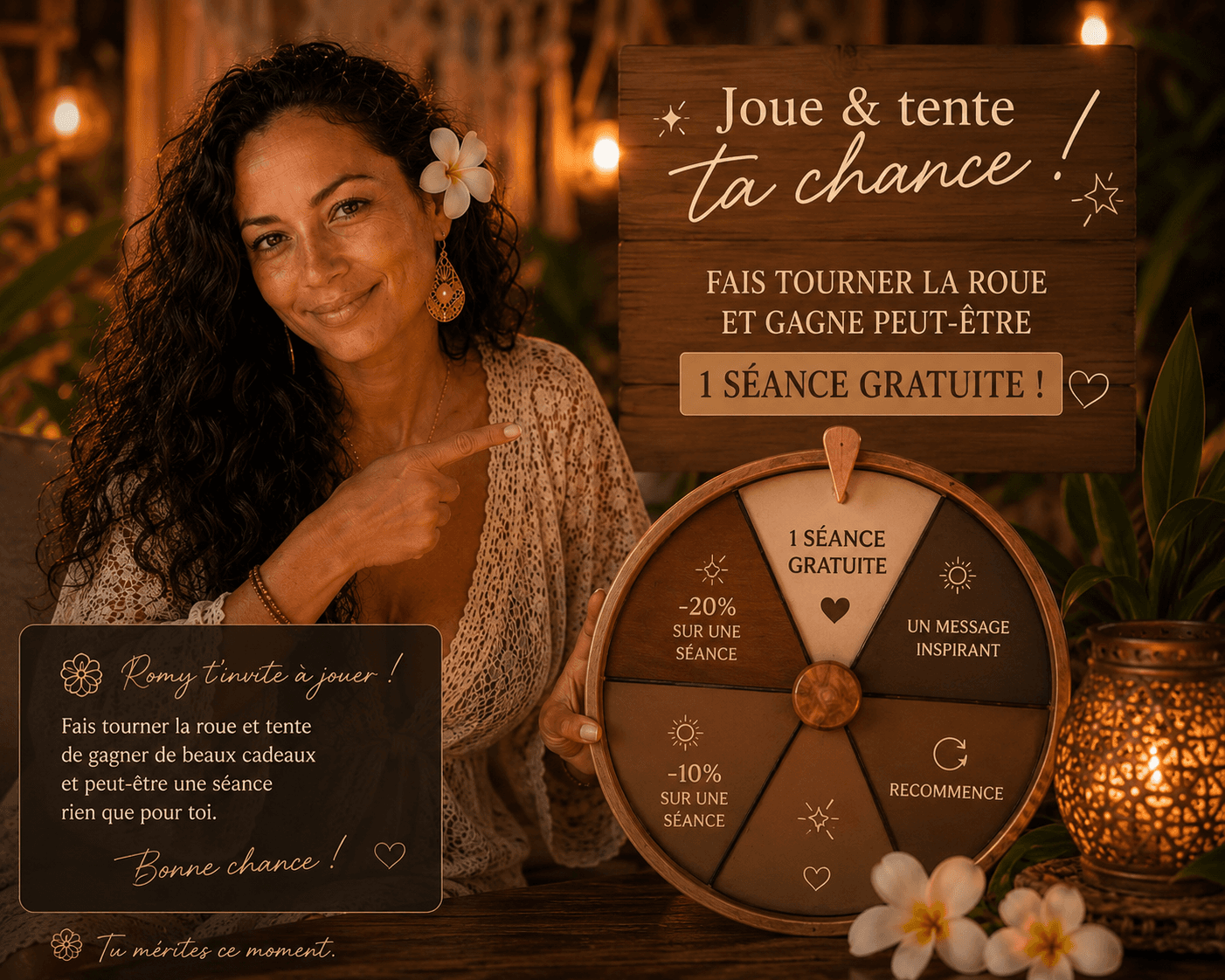 Romy t'invite à tourner la roue